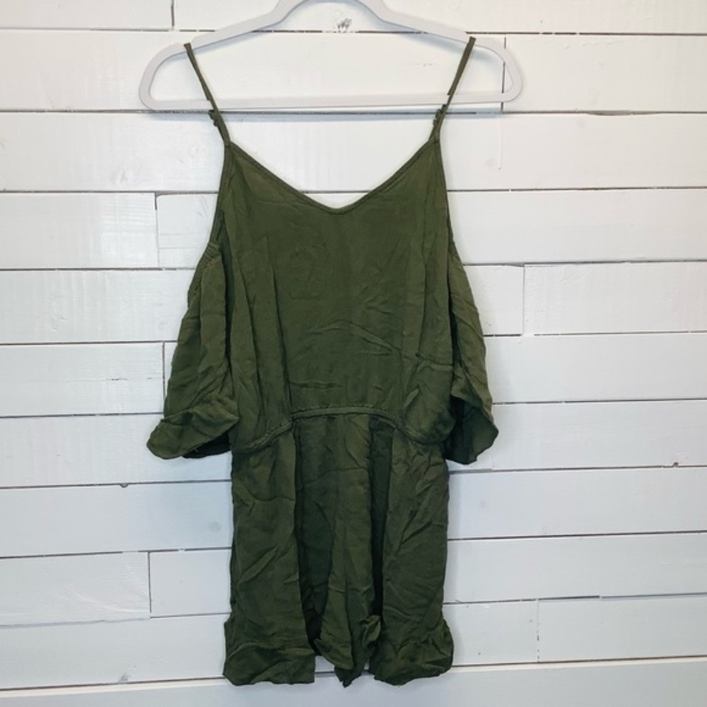 Cold shoulder romper